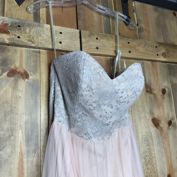 Hayley Paige Strapless pageant formal dress - Picture 5 of 8